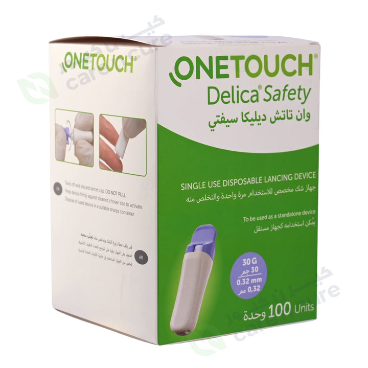 One Touch Delica Safety Lancet 100 Pieces