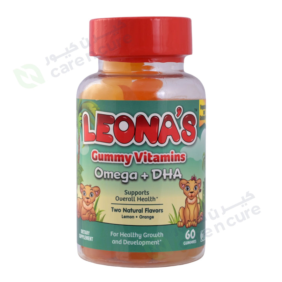 Leona Omega +Dha Gummies 60 Pieces