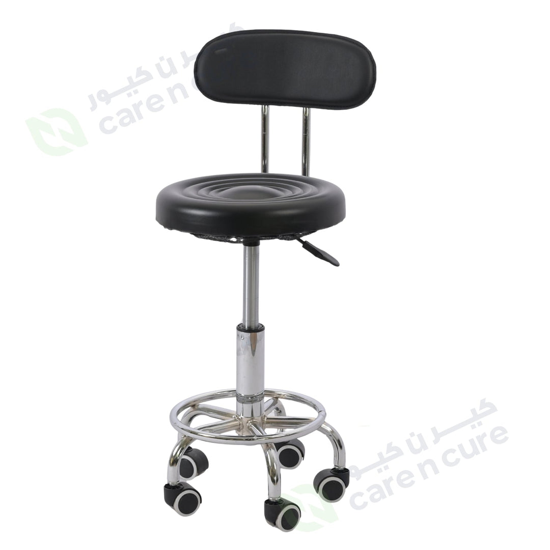 Escort Medical Stool With Back Support
