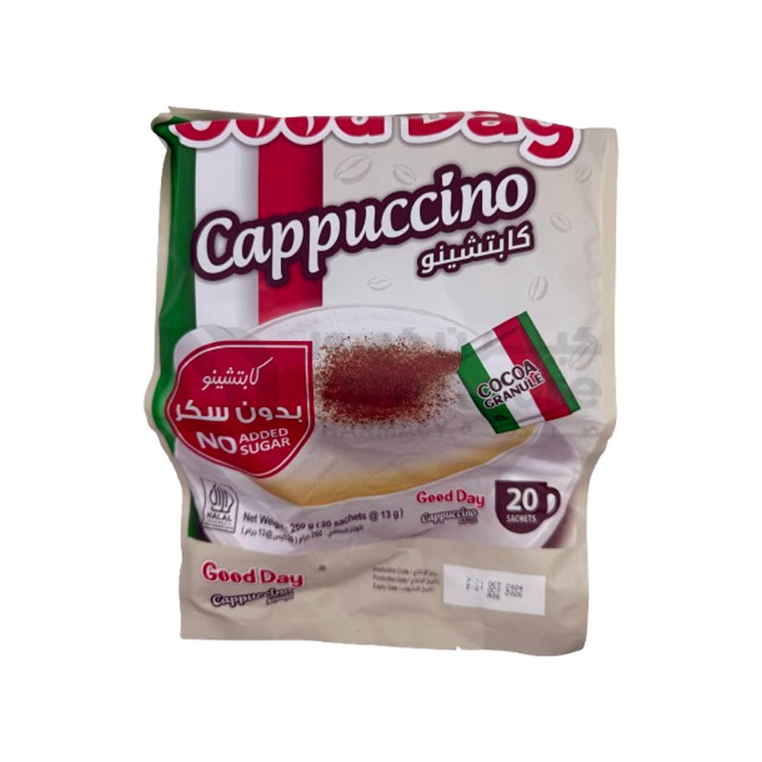 Good Day Cappuccino No Sugar 20 Sachets 13g