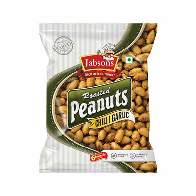 Jabson Roasted Peanut-Chilly Garlic 140 gm