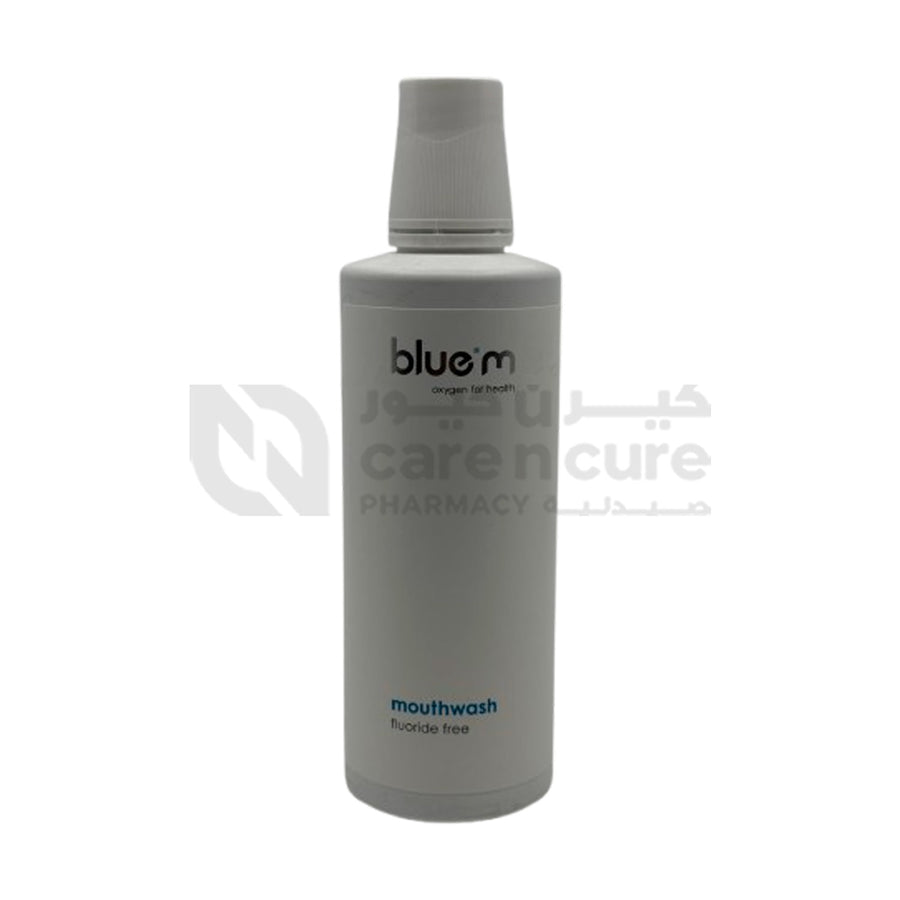 Blue M Mouth Wash Fluoride Free 500 ml