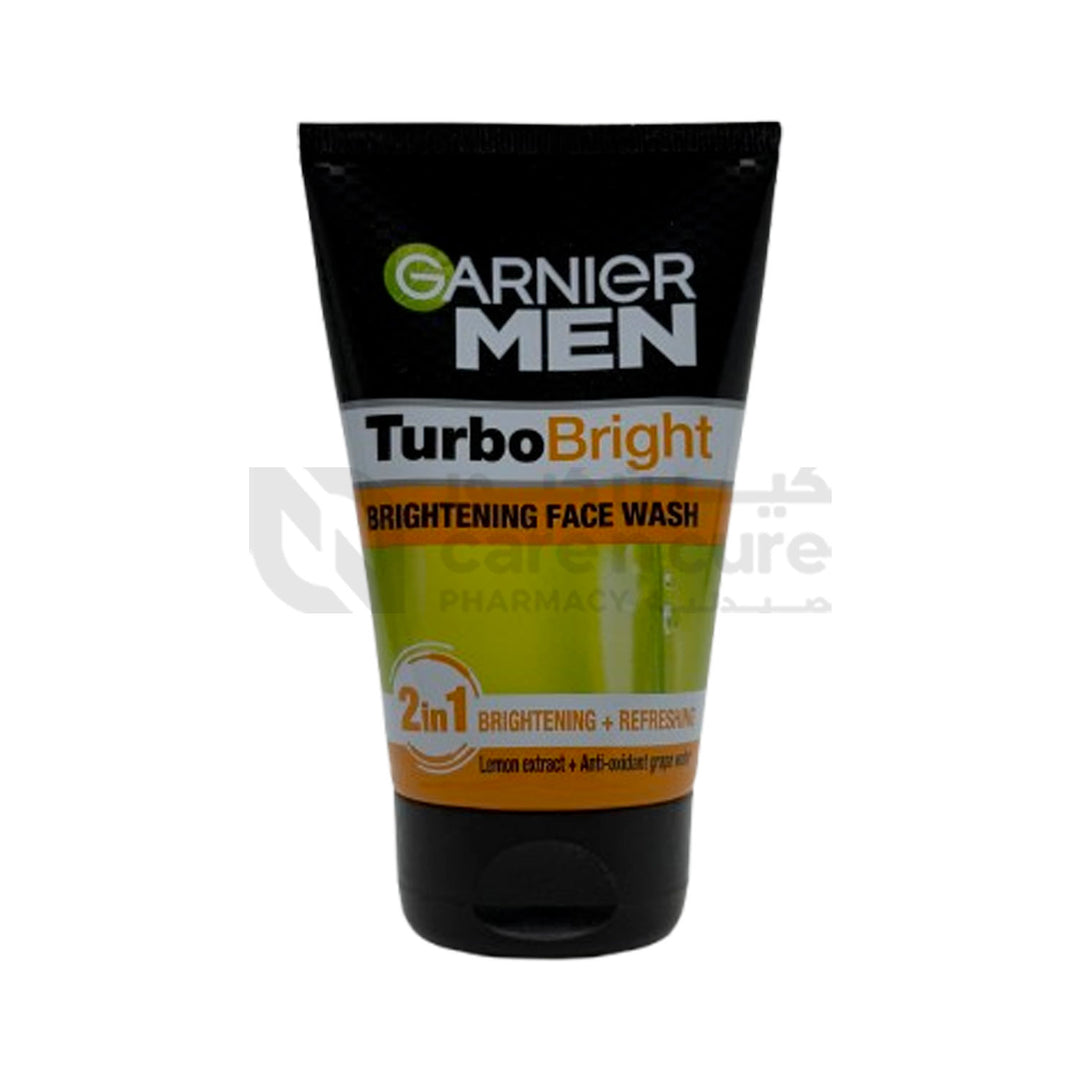 Garnier Men Turbo Brightening Face Wash Lemon 100g Garnier Men Turbo Brightening Face Wash Lemon 100g