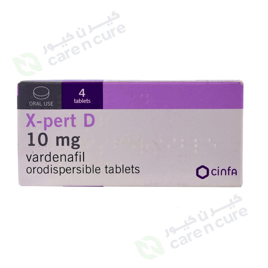 X Pert D 10 mg Tablets 4 Pieces (ORIGINAL PRESCRIPTION IS MANDATORY UPON DELIVERY)