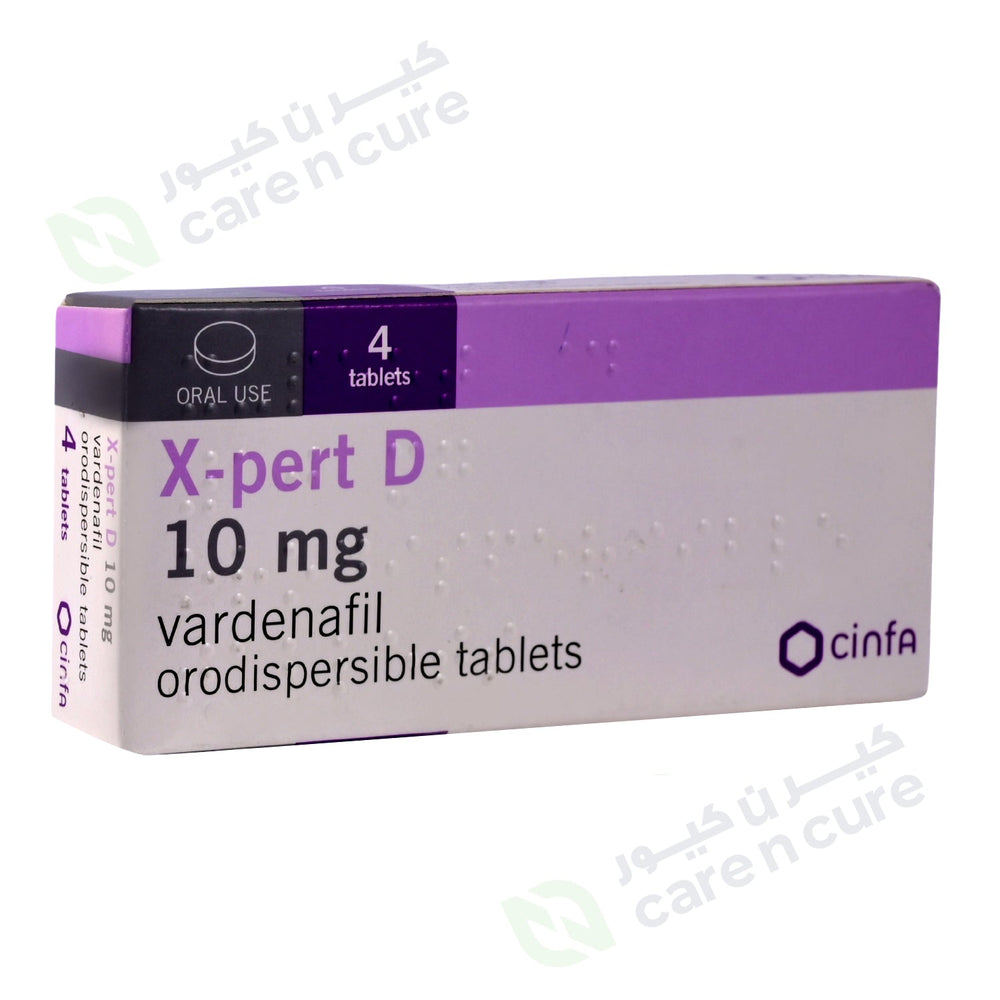X Pert D 10 mg Tablets 4 Pieces (ORIGINAL PRESCRIPTION IS MANDATORY UPON DELIVERY)