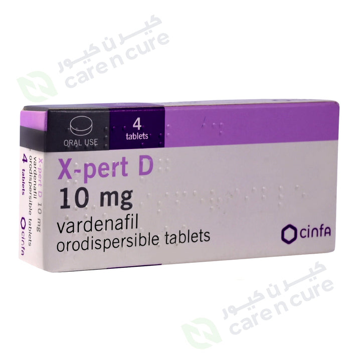 X Pert D 10 mg Tablets 4 Pieces (ORIGINAL PRESCRIPTION IS MANDATORY UPON DELIVERY)