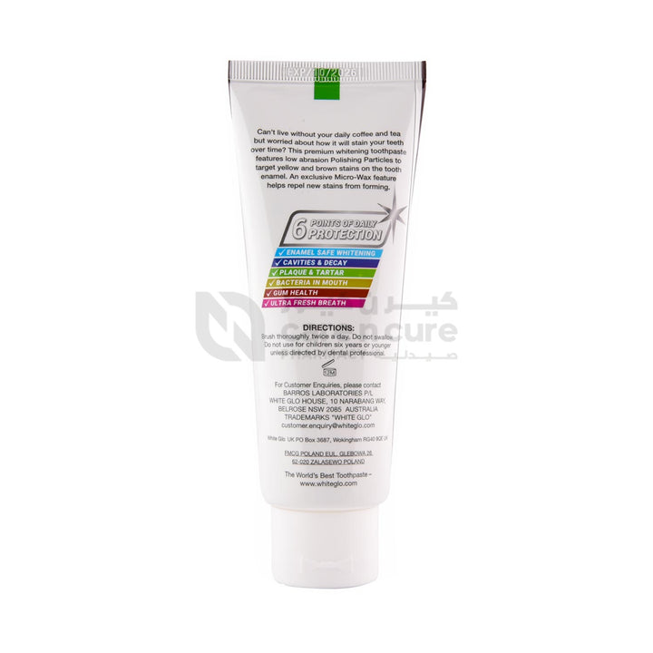 Coffee And Tea Drinkers Formula Whitening Toothpaste