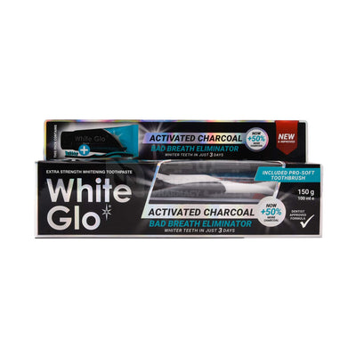 White Glo Charcoal Bad Breath Eliminator Toothpaste
