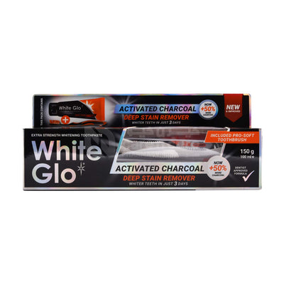 White Glo Charcoal Deep Stain Remover Toothpaste