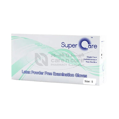 Super Care Latex Gloves Small 100 Pieces