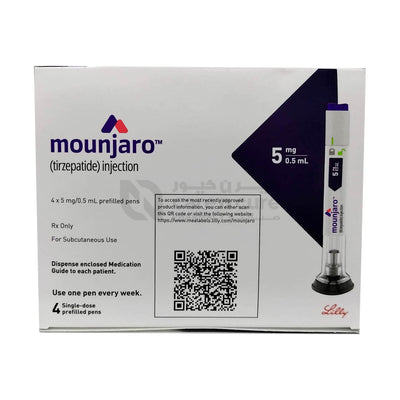 Mounjaro 5.0 mg/0.5 ml Pre-Filled Pen 4 Pieces (Original Prescription Is Mandatory Upon Delivery)