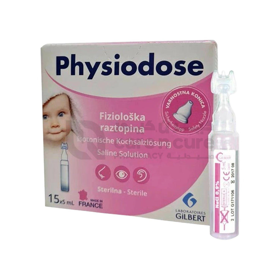 Physiodose Saline Solution 5 ml X 15 Pieces