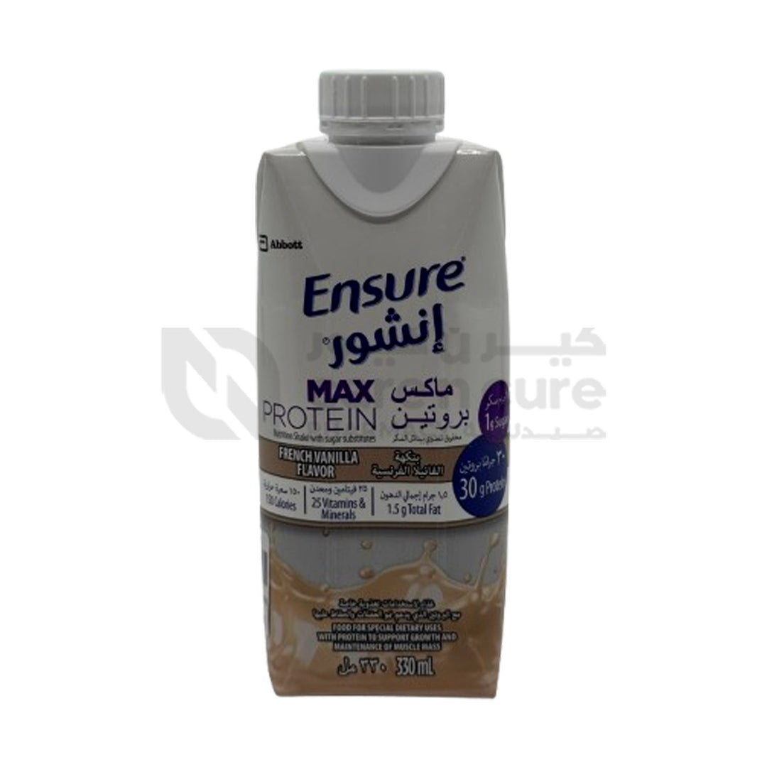 Ensure Max Protein French Vanilla Ksa 330 ml