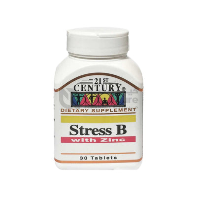 21St Century Stress B With Zinc Tablet 30 Pieces - Buy 1 Get 1