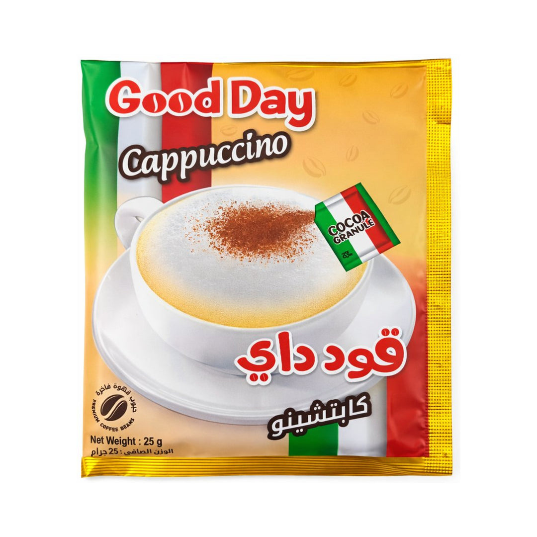 Good Day Instant Coffee Cappuccino 3 In 1 25 gm Sachet (Retail)