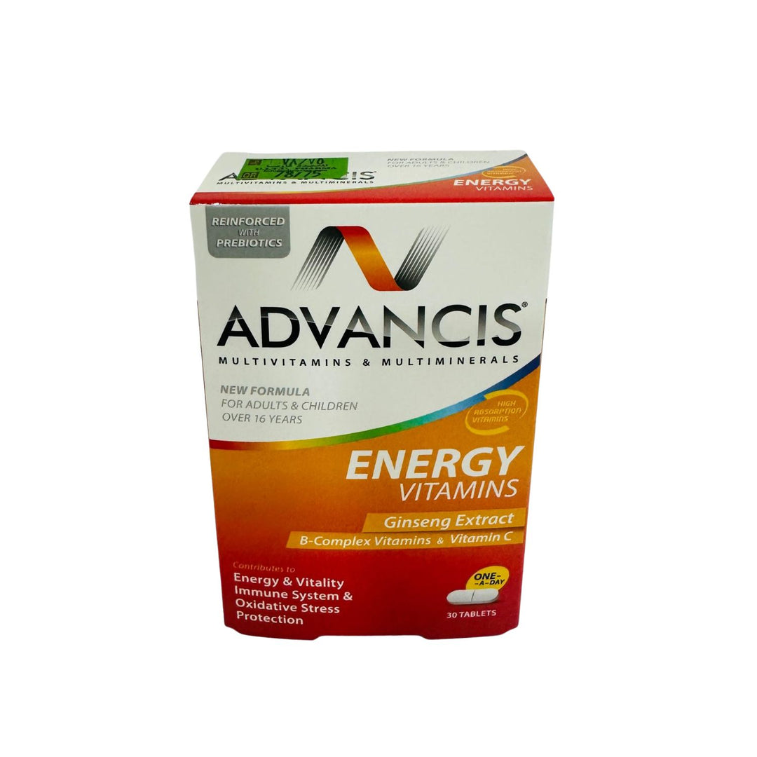 Advancis Enegry Vitamins Tabs 30'S