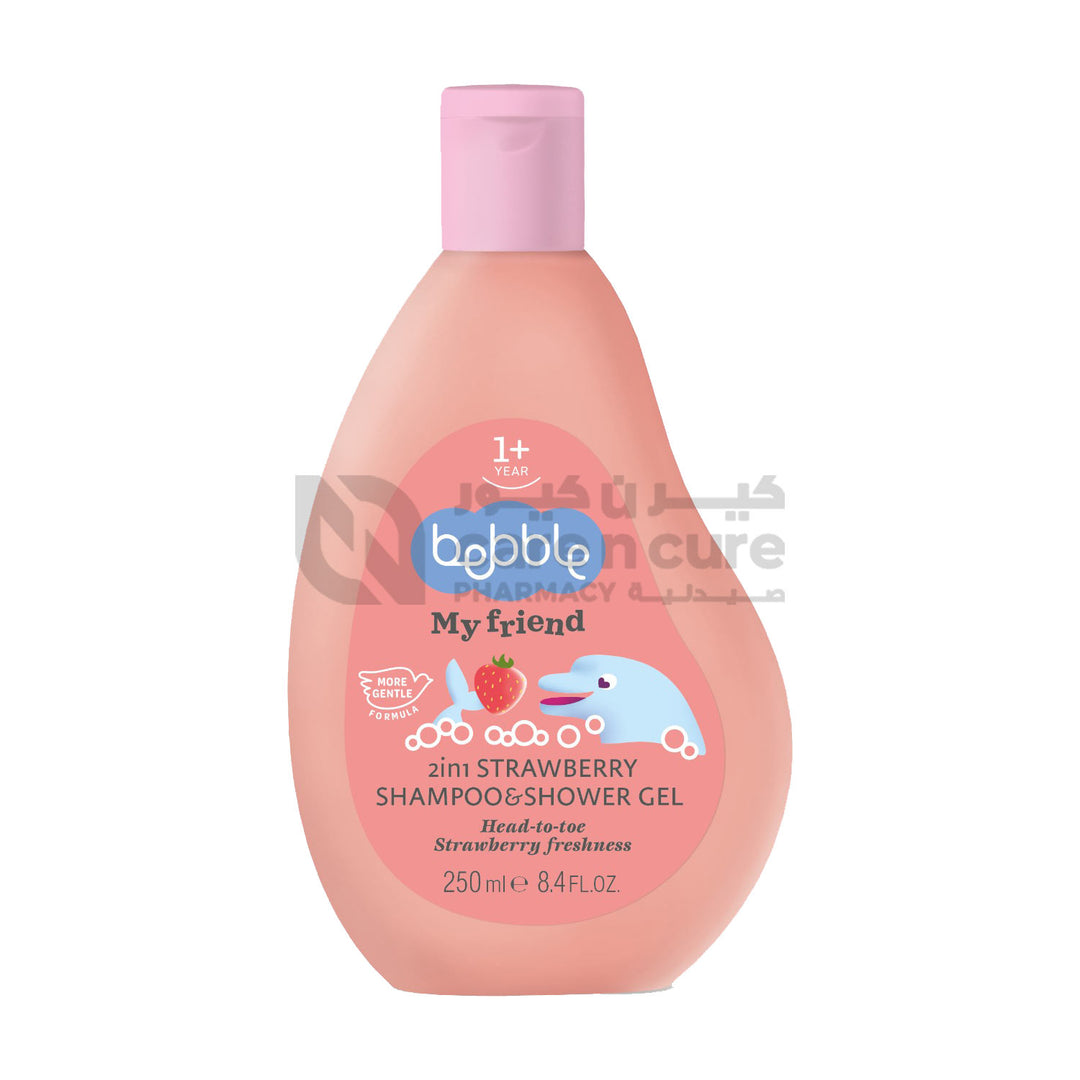 Bebble My Friend 2 In1 Strawberry Shampoo & Shower Gel 250 ml Bebble My Friend 2 In1 Strawberry Shampoo & Shower Gel 250 ml
