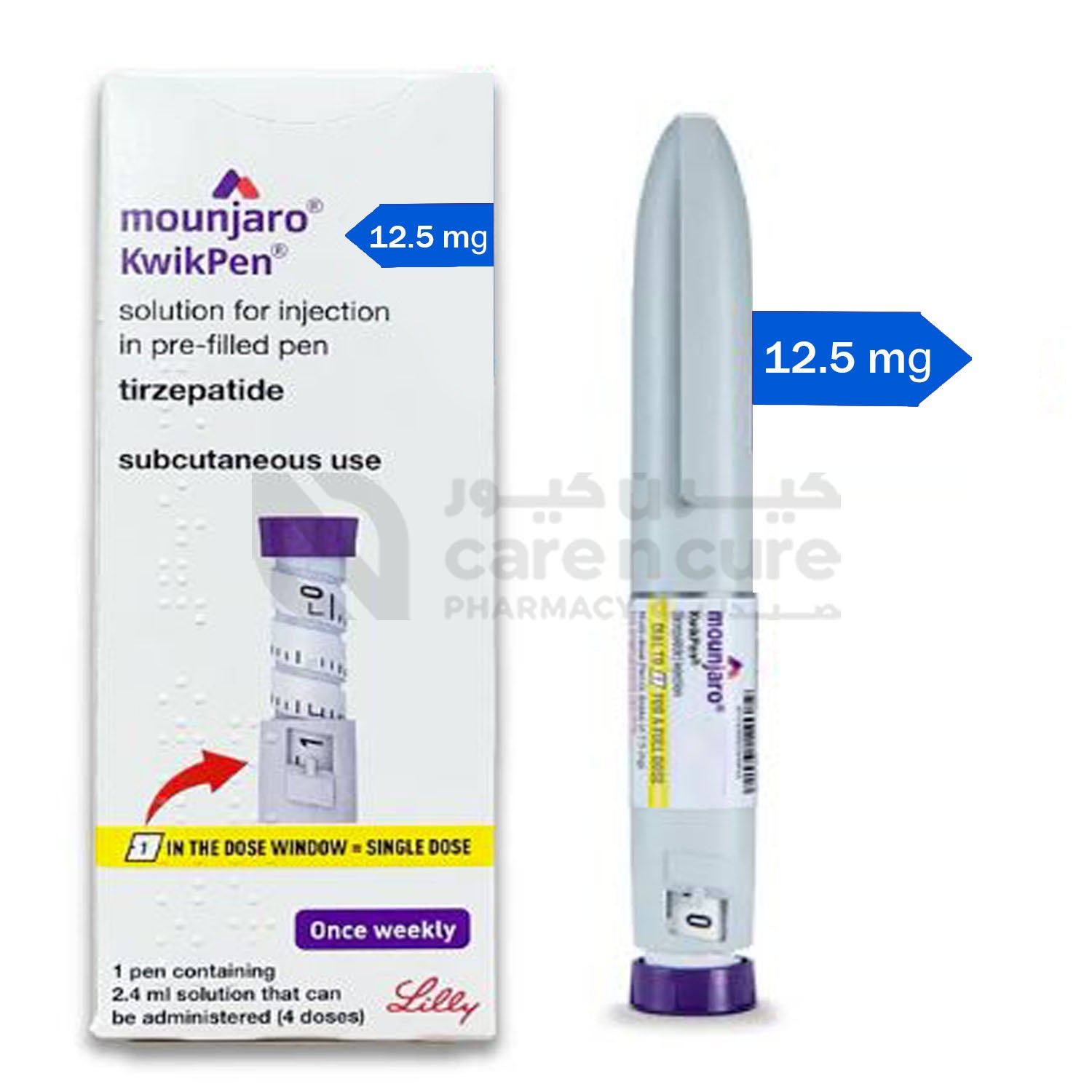 Mounjaro Kwikpen 12.5 mg/0.6ml Pre-Filled Pen