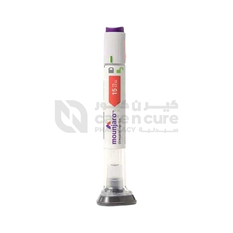 Buy Mounjaro Kwikpen 15 mg/0.6ml PreFilled Pen 1 Piece (4 Dose) online in Qatar View Usage