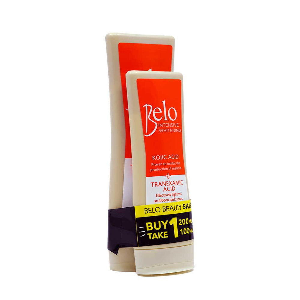 Belo Intensive White Kojic Body Cream 200 ml +100 ml Offer