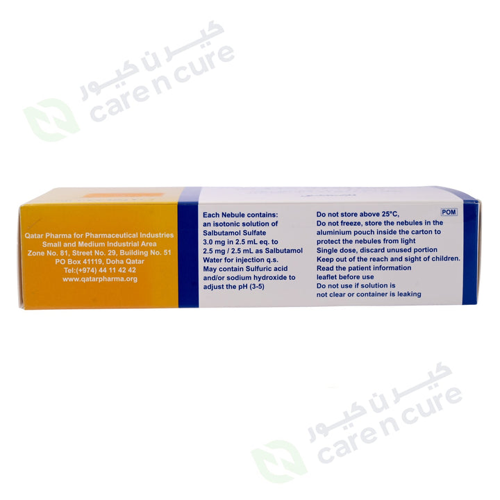 Salbutamol Sulfate Nebules 2.5 mg/2.5 ml (21 Pieces x 1)
