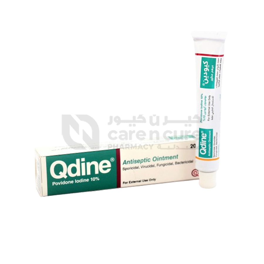 Qdine Povidone Iodine Ointment 20 gm