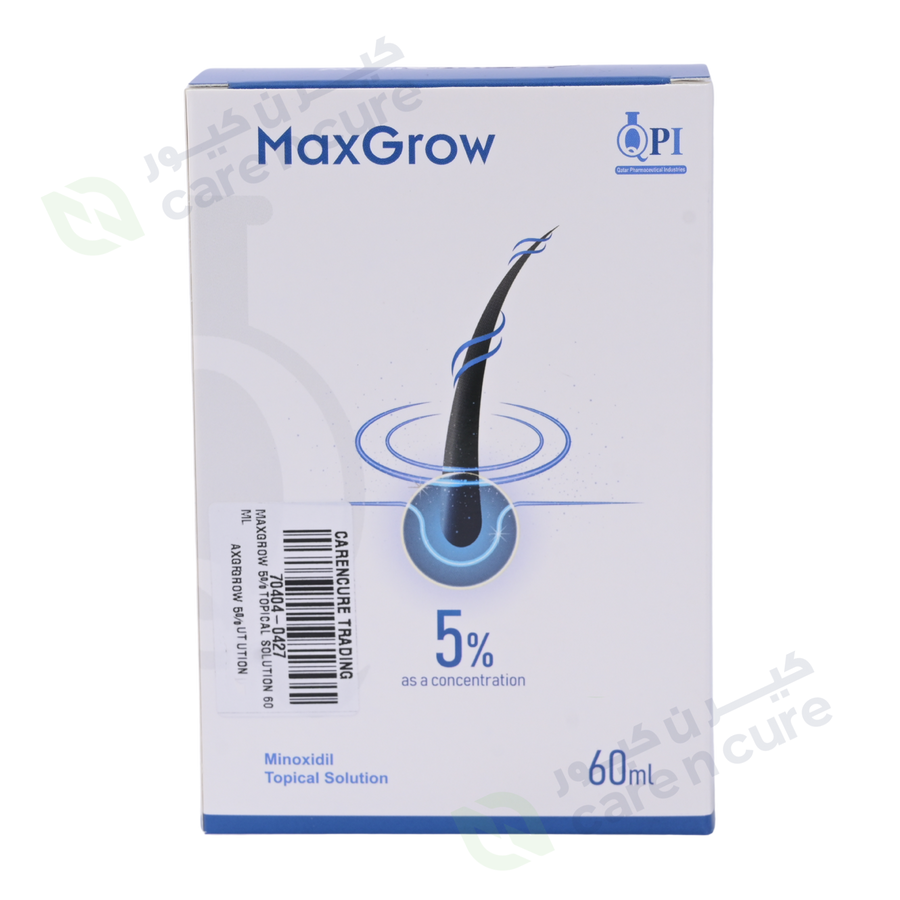 Maxgrow 5% Topical Solution 60 ml