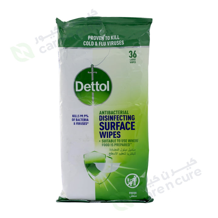 Dettol Surface Cleaner Original Wipes 36 Pieces