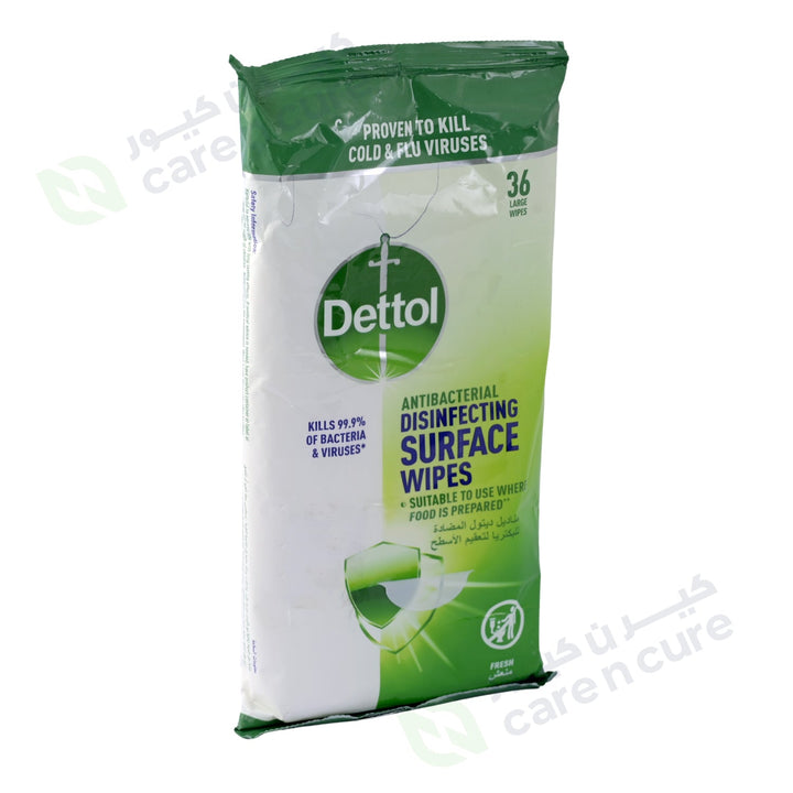 Dettol Surface Cleaner Original Wipes 36 Pieces