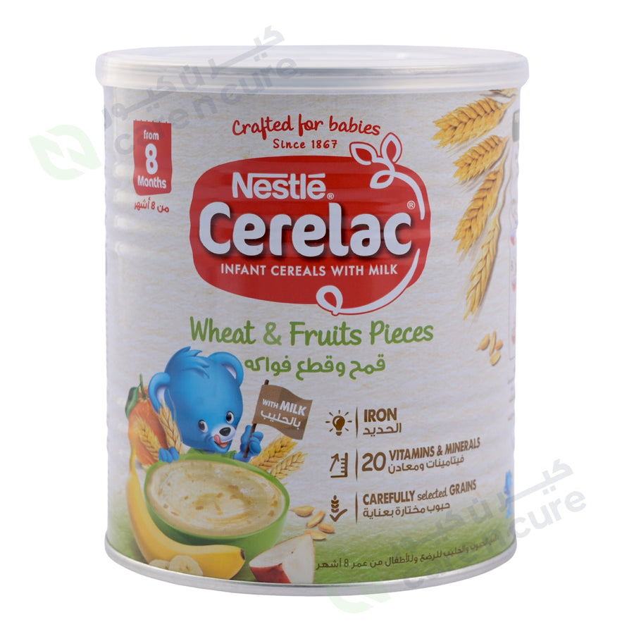 Nestle Cerelac and Wheat Fruit Pieces 400 gm