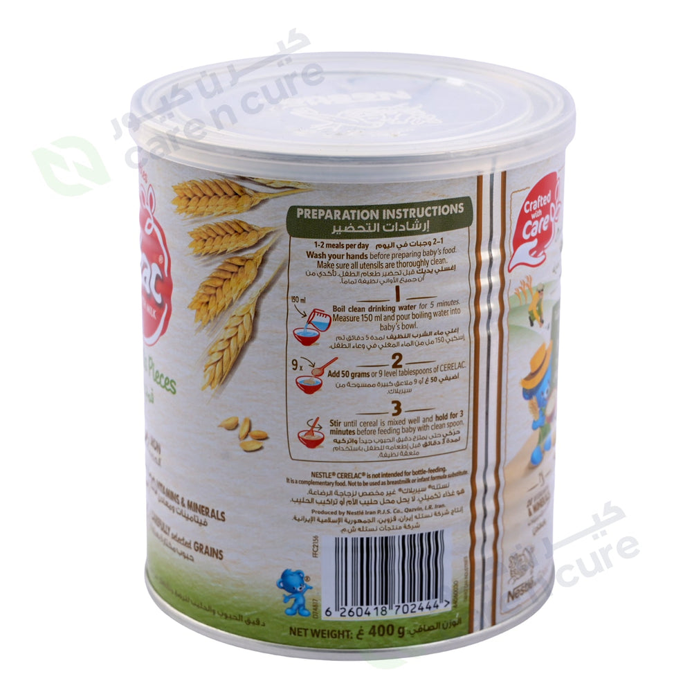 Nestle Cerelac and Wheat Fruit Pieces 400 gm