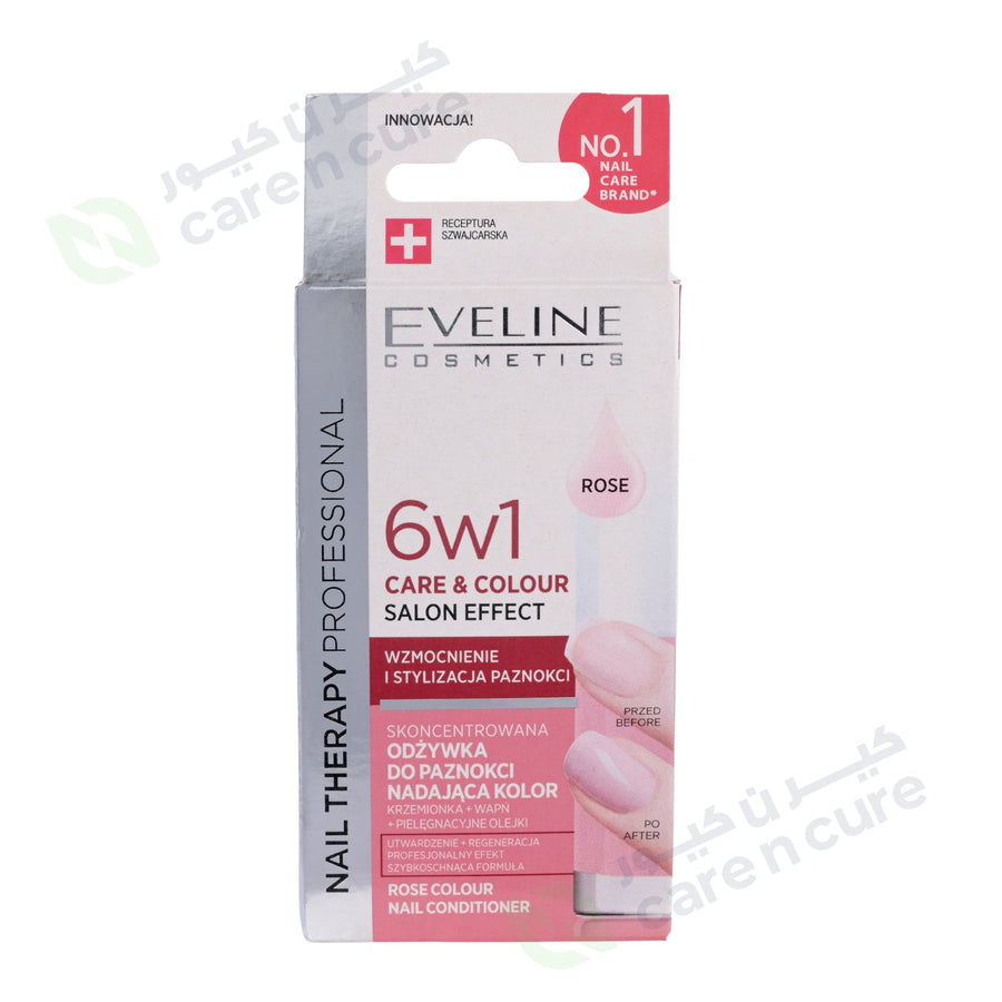 Eveline Nail Therapy 6 In 1 Rose Smell