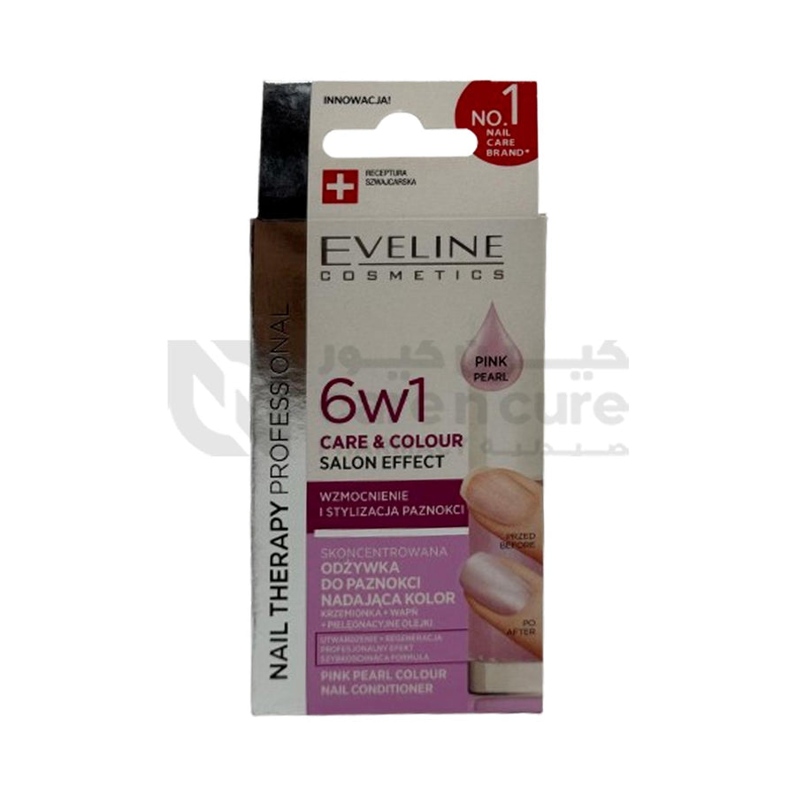 Eveline Nail Therapy 6 In 1 Pink Pearls