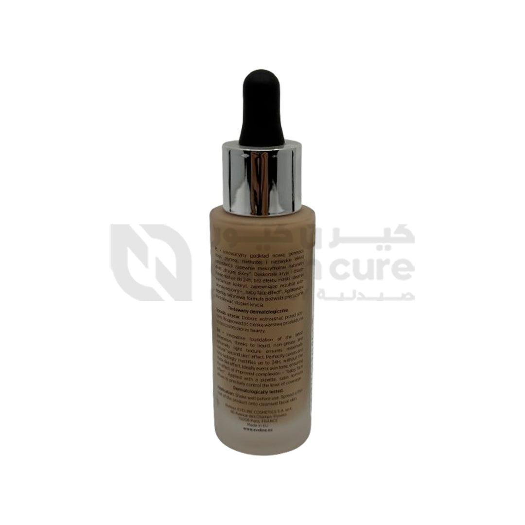 Eveline Liquid Control Foundation With Dropper 040 Warm Beige 32ml