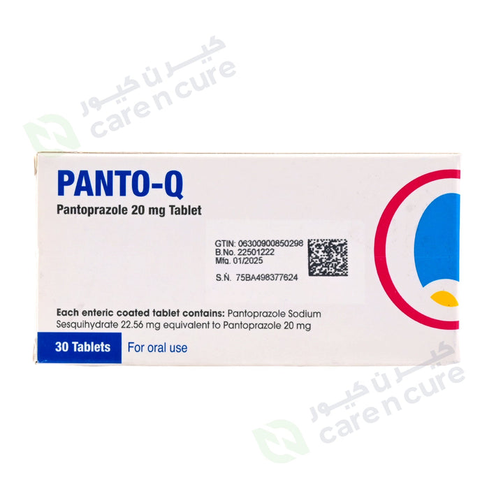 Panto-Q 20 Mg Tablet 30 Pieces