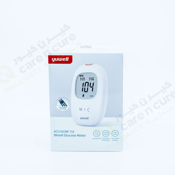 Yuwell Blood Glucose Meter With 25 Strip