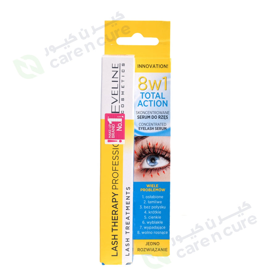 Eveline Lash Therapy Total Action Eyelash Serum 8 In 1