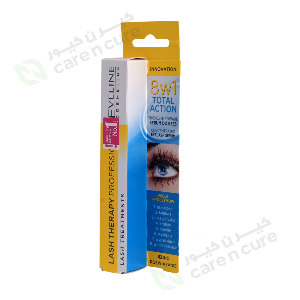 Eveline Lash Therapy Total Action Eyelash Serum 8 In 1