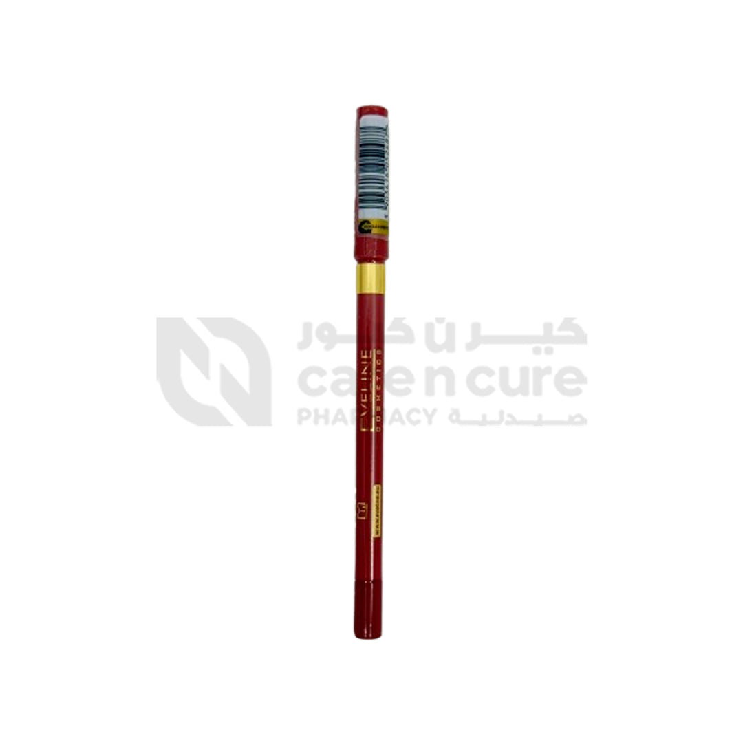 Eveline Variete Gel Lip Liner Pencil Matt Waterproof No2 Pinkish