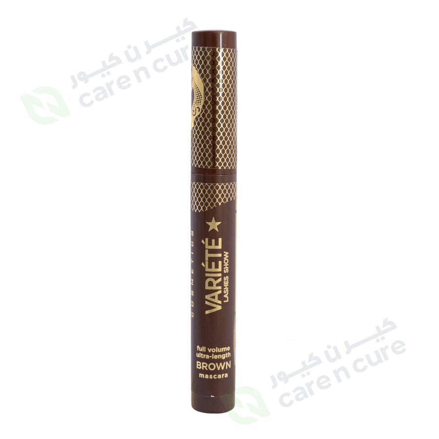 Eveline Variete Lashes Show Thickening And Lengthening Brown Color Mascara