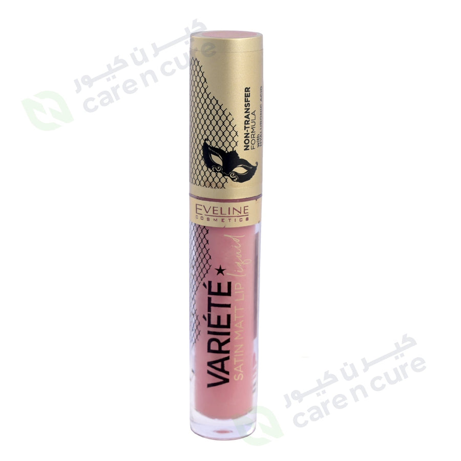 Eveline Variete Satin Matt Lip Liquid No 02 4.5 ml
