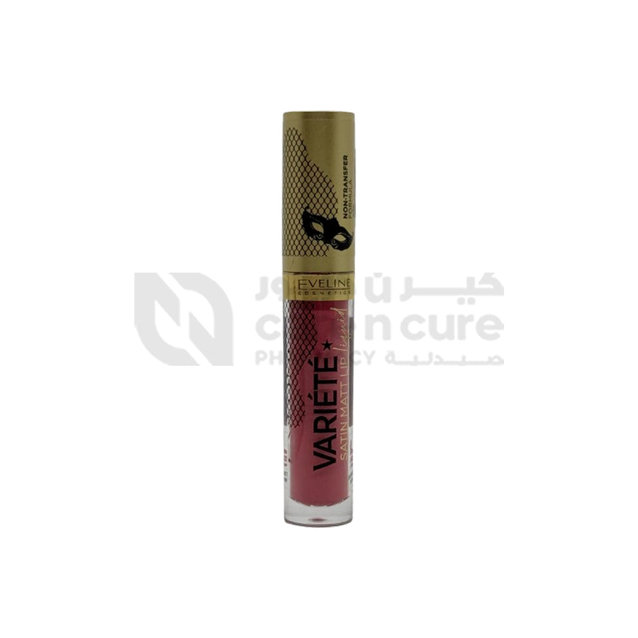 Eveline Variete Satin Matt Lip Liquid No 03 4.5 ml