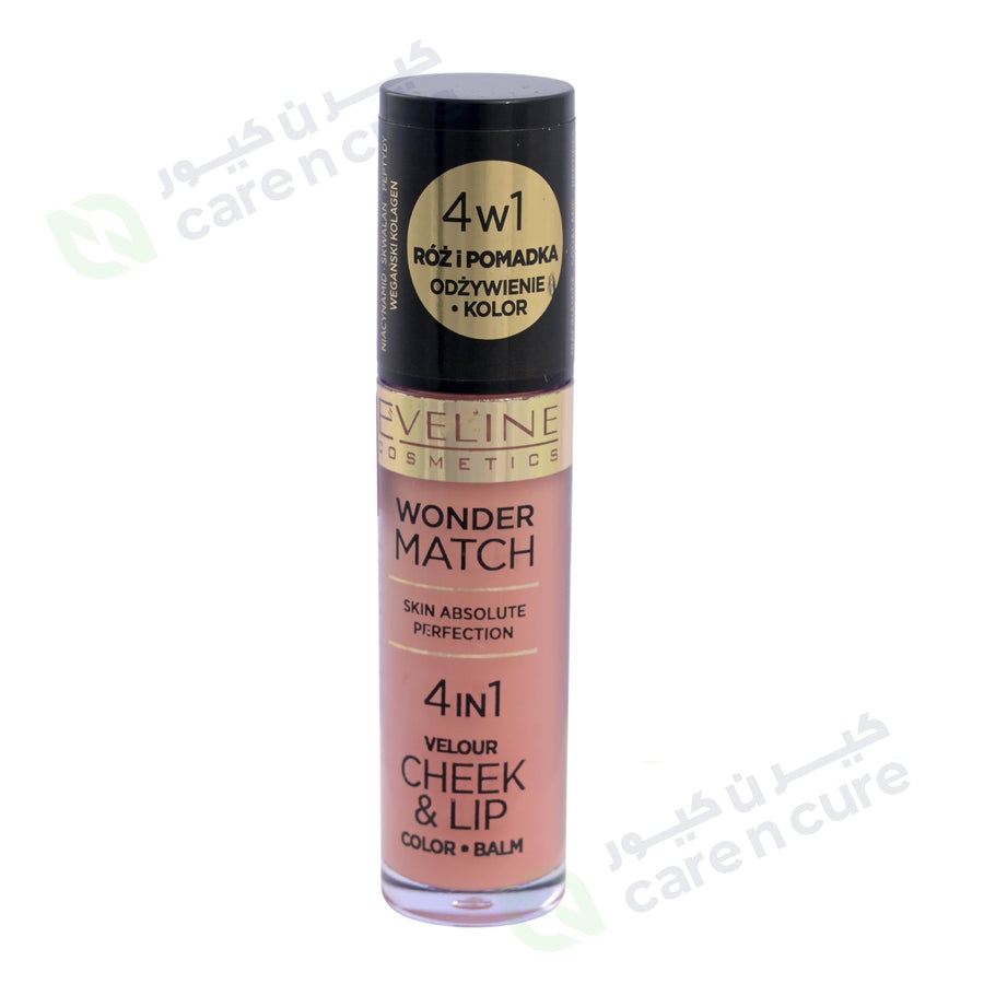 Eveline Wonder Match 4 In 1 Cheek And Lip N01 4.5 ml