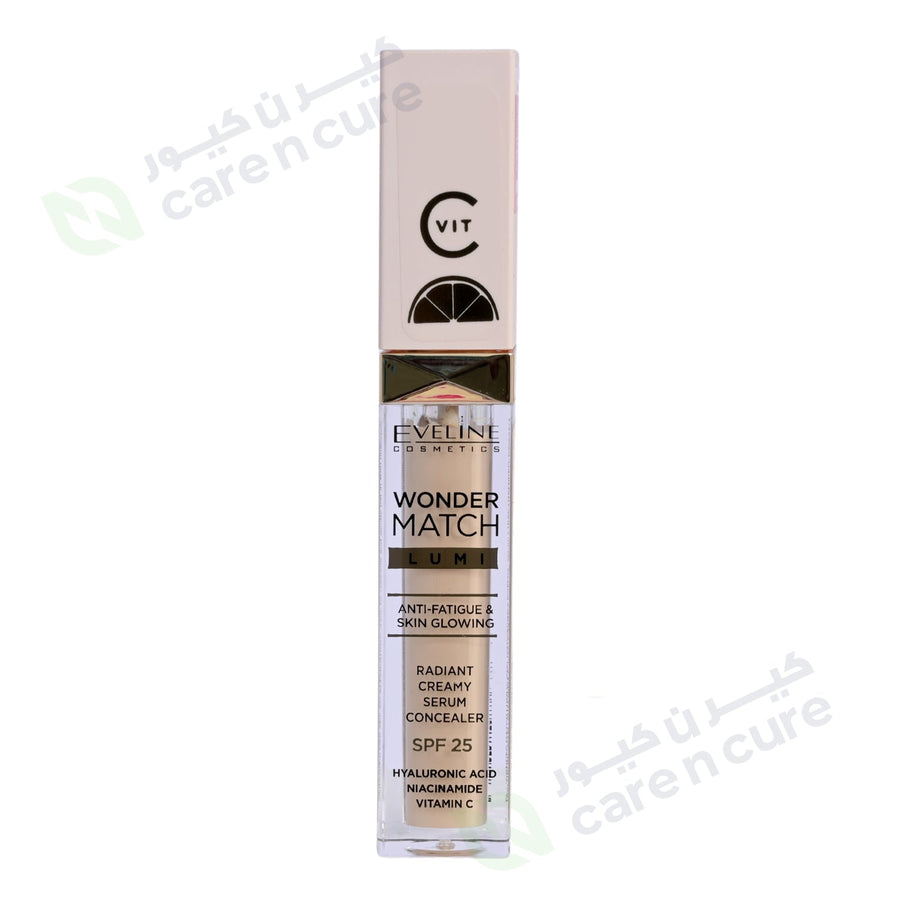 Eveline Wonder Match Concealer Lumi With Vit C No 10 Vanilla Warm 6.8 ml