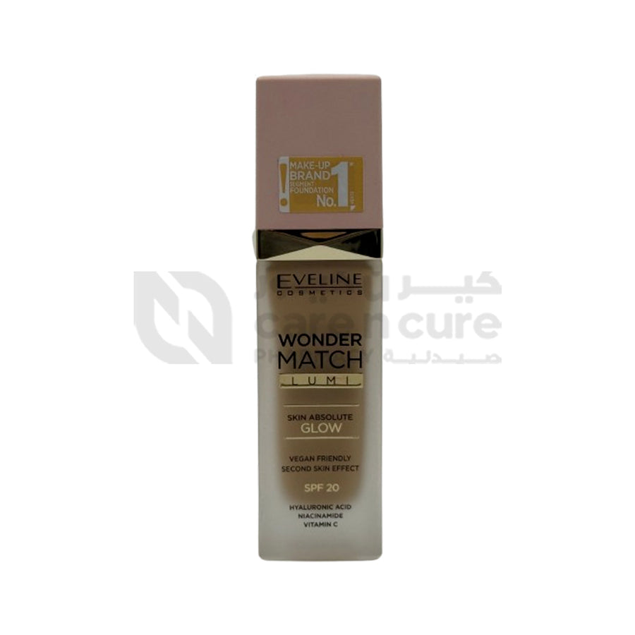Eveline Wonder Match Lumi Foundation Spf 20 No. 25 Warm Nude Warm 30 ml