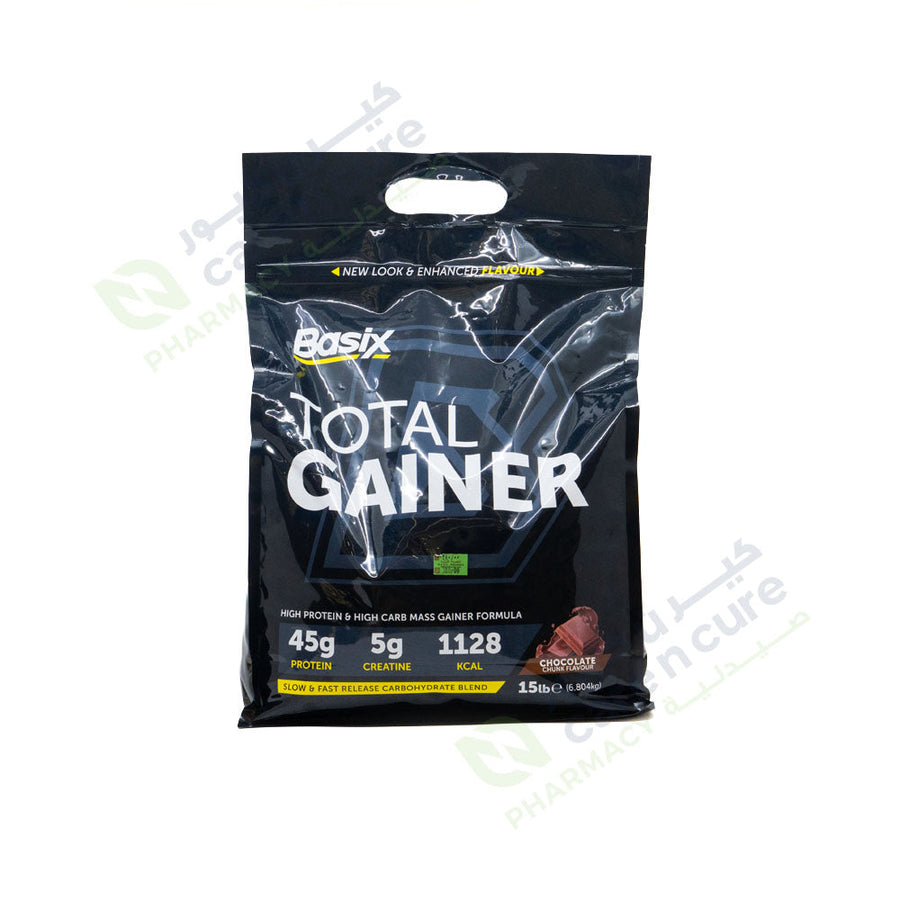 Basix Total Gainer Chocolate Chunk Flavour 15 Lb,