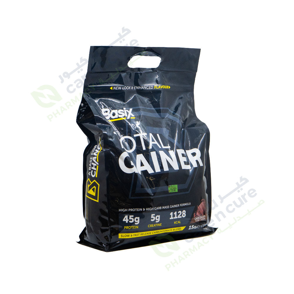Basix Total Gainer Chocolate Chunk Flavour 15 Lb,