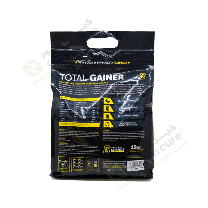 Basix Total Gainer Chocolate Chunk Flavour 15 Lb,