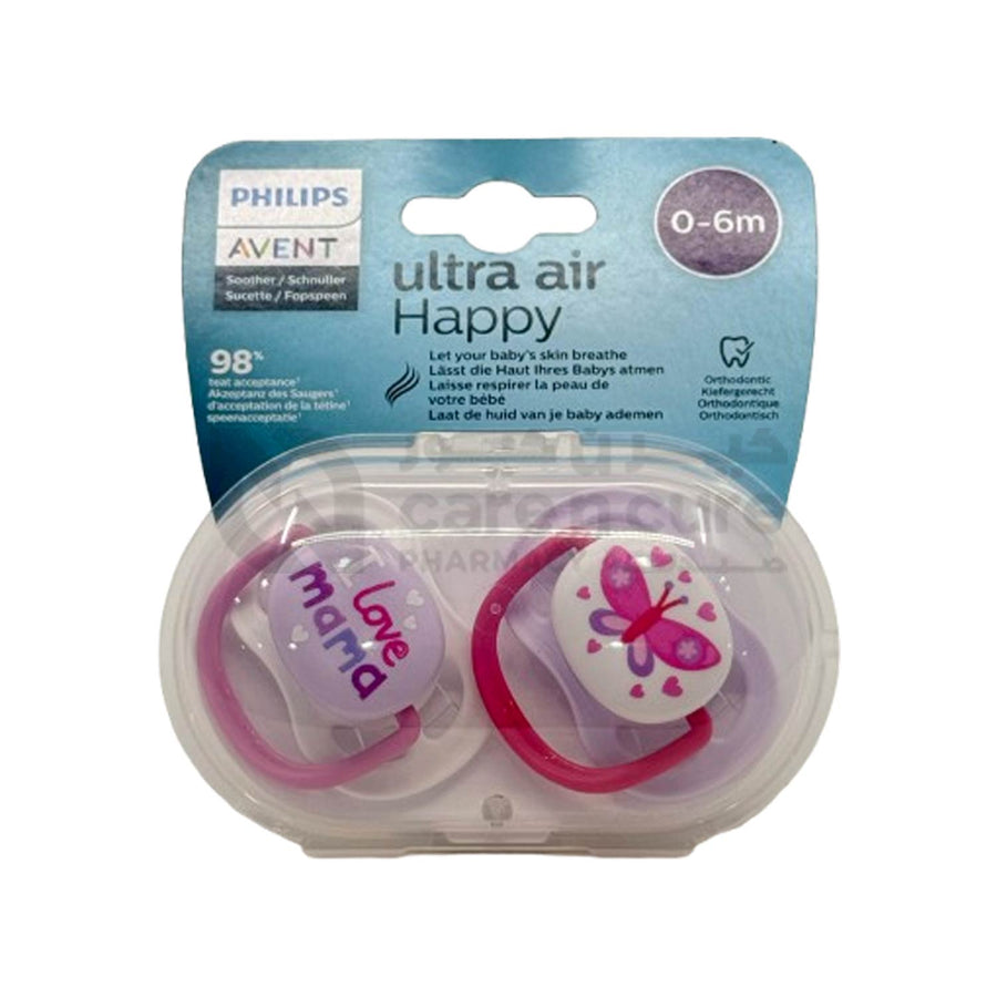Philips Avent SCF080/02 Soother air Coll 0-6m Girl Mam/bfl