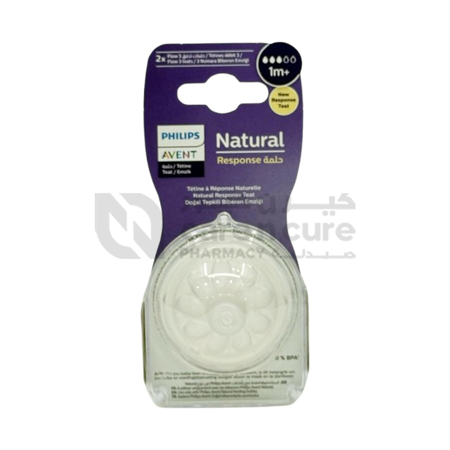 Philips Avent SCY963/02 Teat Natural 3.0 T3 2 Piece